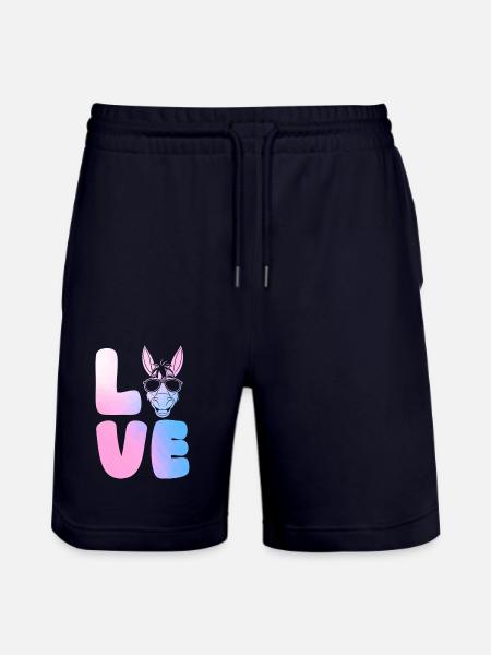 Âne - Short de jogging bio TRAINER Stanley/Stella unisexe - marine foncé