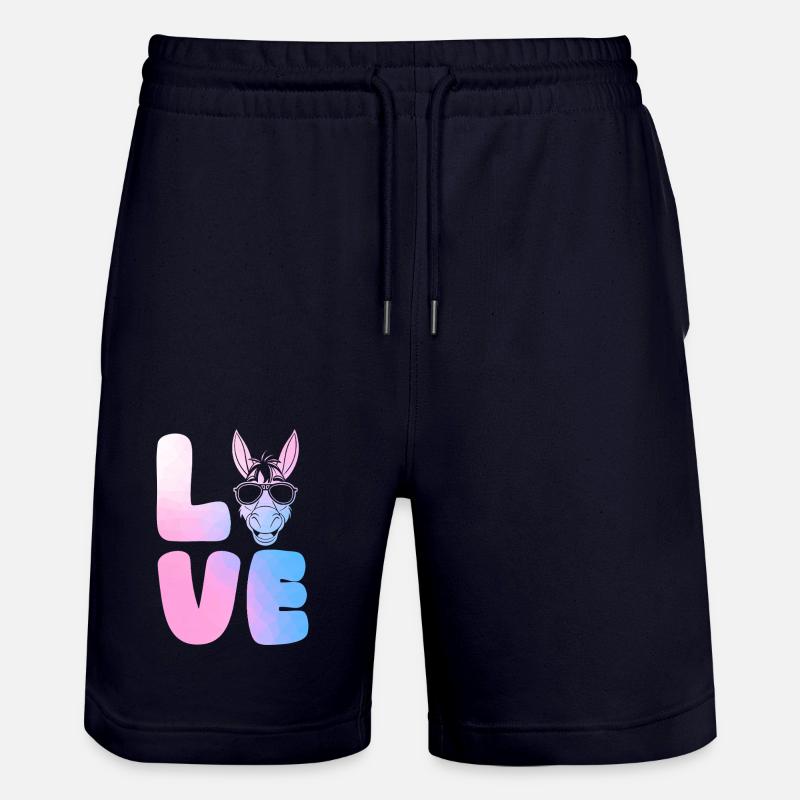 Esel - Stanley/Stella Unisex Bio Joggingshorts Trainer  - Dark navy