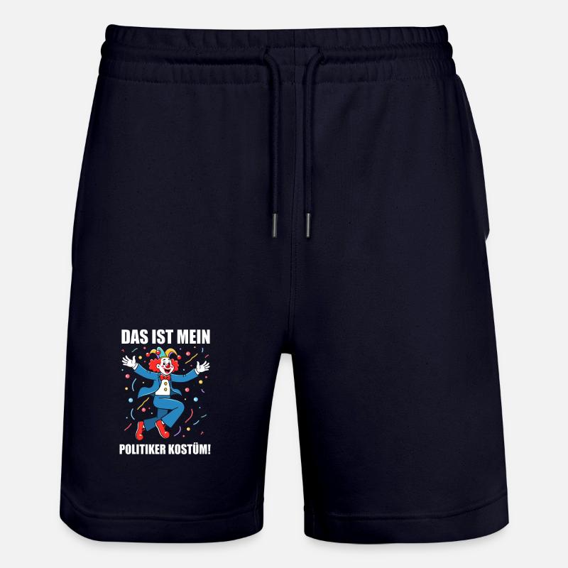 Carnaval costumé Politicien Carnaval - Short de jogging bio TRAINER Stanley/Stella unisexe - marine foncé