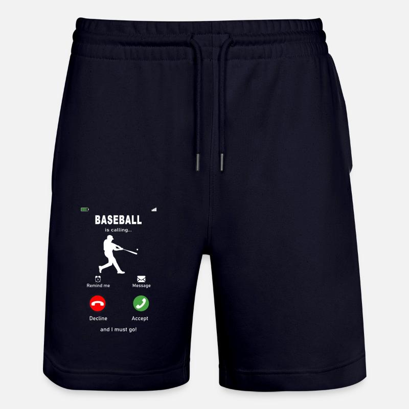 Le baseball appelle - Short de jogging bio TRAINER Stanley/Stella unisexe - marine foncé
