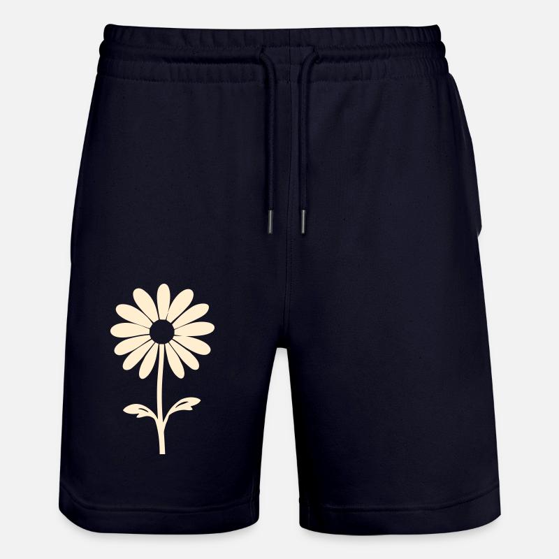 Beauté de marguerite - Short de jogging bio TRAINER Stanley/Stella unisexe - marine foncé