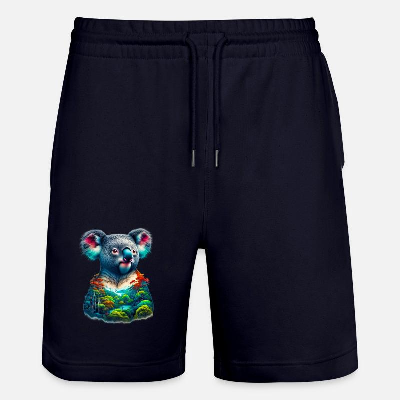 Koala - Short de jogging bio TRAINER Stanley/Stella unisexe - marine foncé