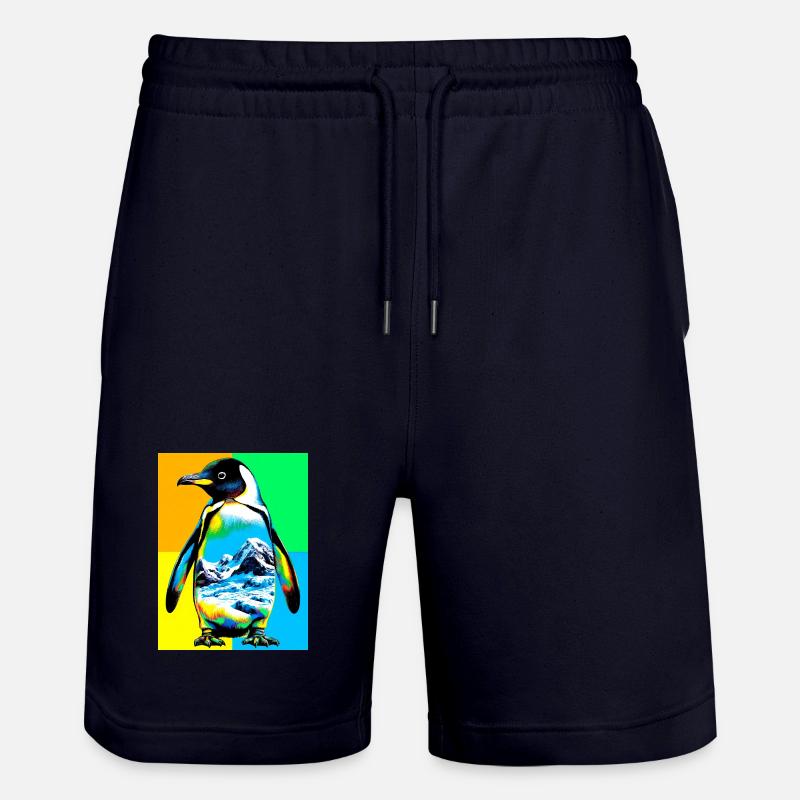 Pinguin - Stanley/Stella Unisex Bio Joggingshorts Trainer  - Dark navy
