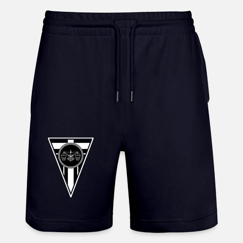 Cadeau cool. Frises de cutter - Short de jogging bio TRAINER Stanley/Stella unisexe - marine foncé