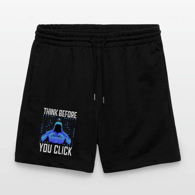 Hacker Hacking Programmer Linux Cybersecurity Data Stanley/Stella Trainer Unisex Organic Jogging Shorts
