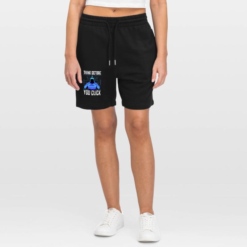 Hacker Hacking Programmer Linux Cybersecurity Data Stanley/Stella Trainer Unisex Organic Jogging Shorts