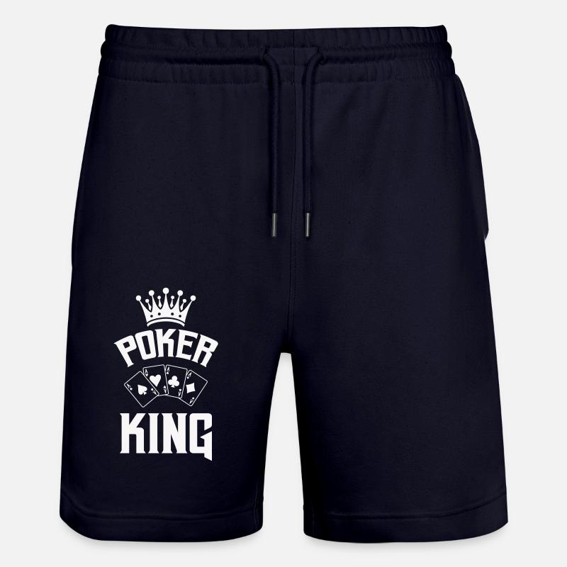 Roi du poker - Short de jogging bio TRAINER Stanley/Stella unisexe - marine foncé