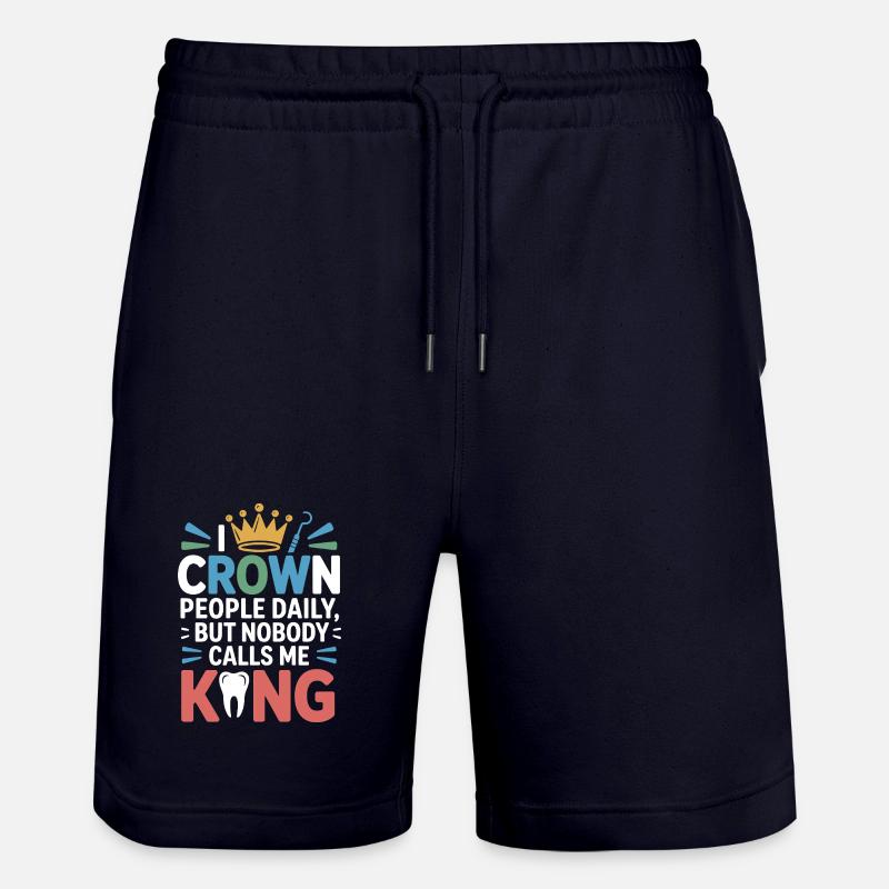 Conception de sculpture en cire dentaire - Short de jogging bio TRAINER Stanley/Stella unisexe - marine foncé