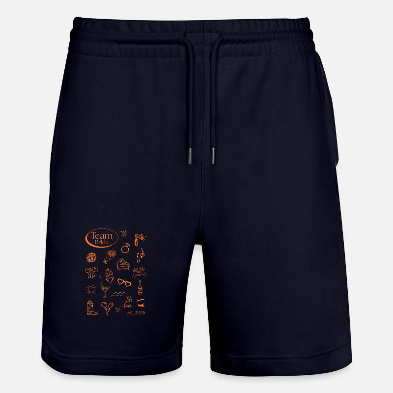 Icônes de l’équipe Bride 2026 - Short de jogging bio TRAINER Stanley/Stella unisexe - marine foncé