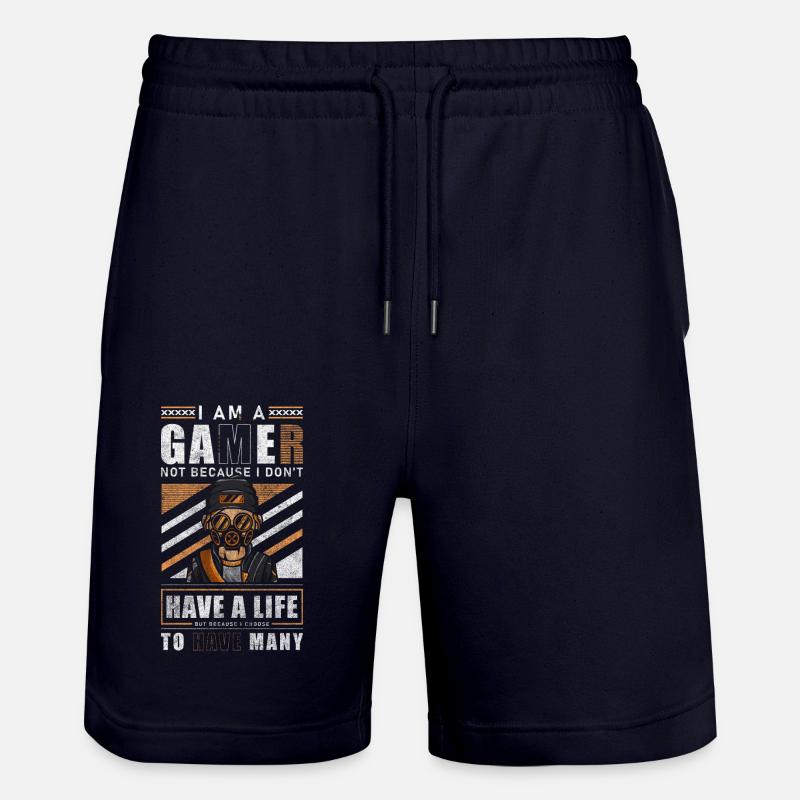 Jeu Gamer Player League - Short de jogging bio TRAINER Stanley/Stella unisexe - marine foncé