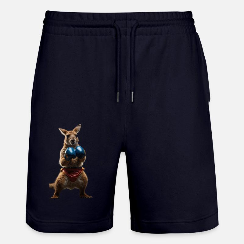 Kangourou de boxe - Short de jogging bio TRAINER Stanley/Stella unisexe - marine foncé