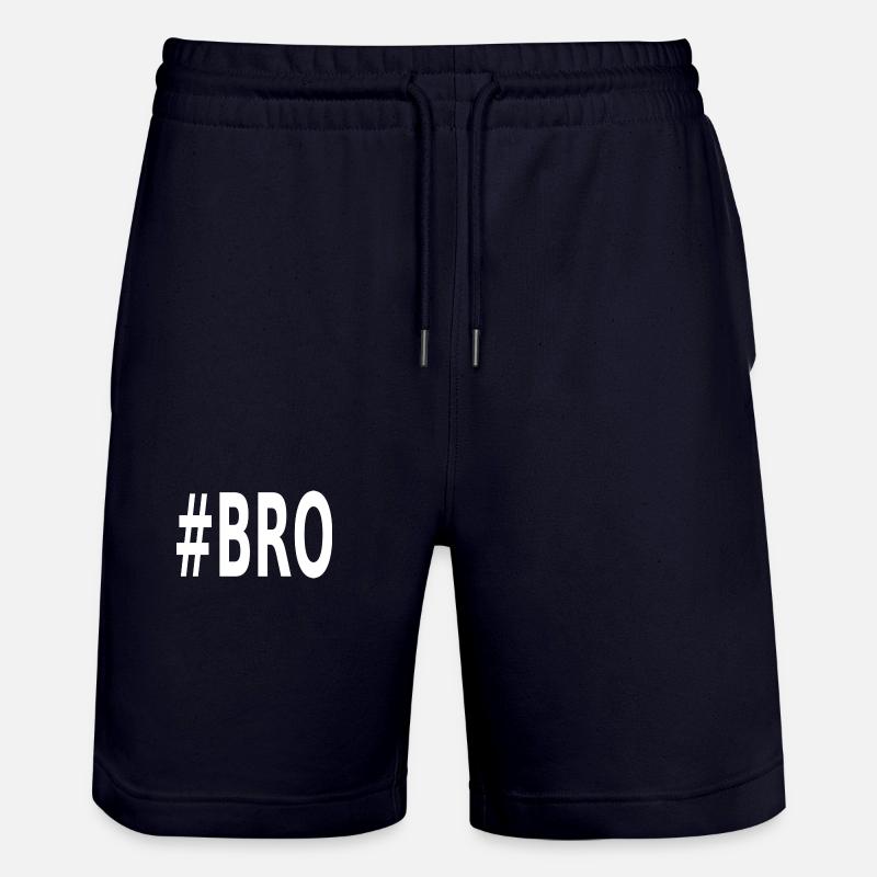 #BRO - Short de jogging bio TRAINER Stanley/Stella unisexe - marine foncé