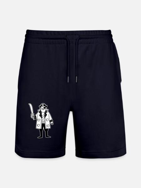 Pirat - Stanley/Stella Unisex Bio Joggingshorts Trainer  - Dark navy