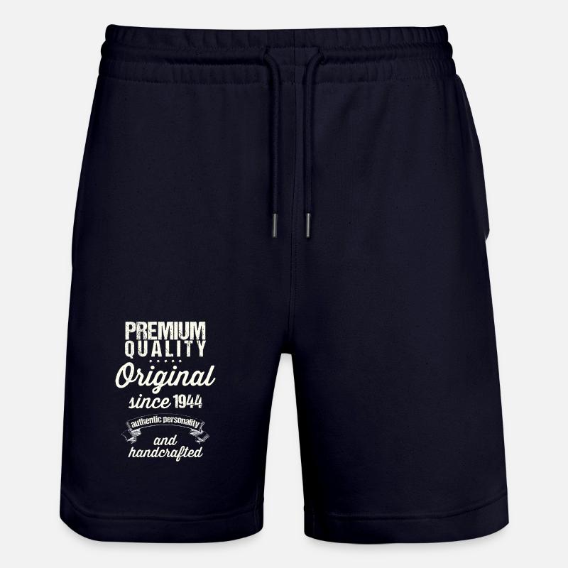 Année 1944 - Short de jogging bio TRAINER Stanley/Stella unisexe - marine foncé
