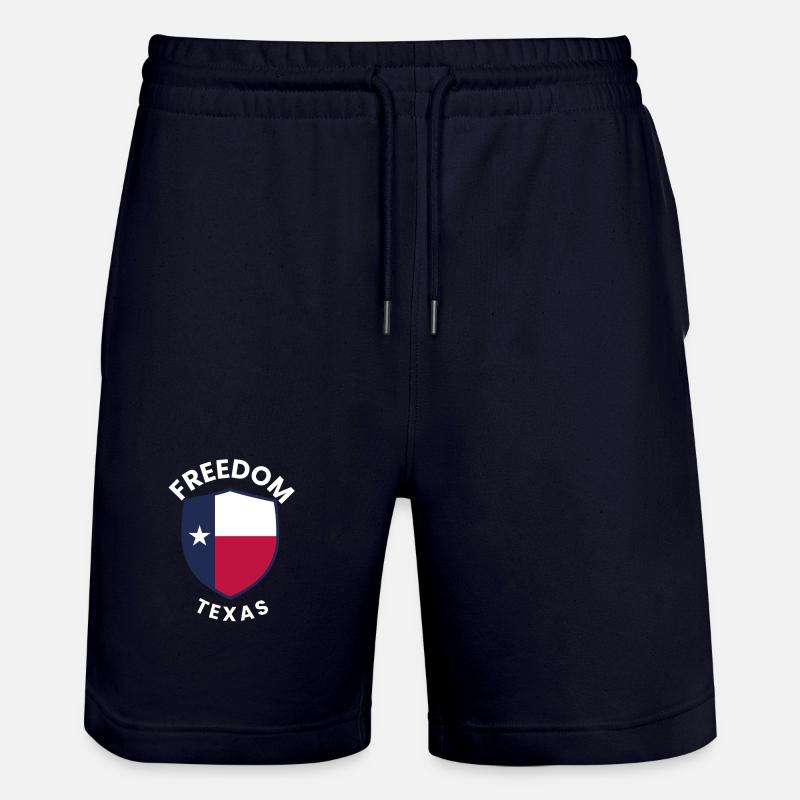 Bouclier de la Liberté du Texas - Short de jogging bio TRAINER Stanley/Stella unisexe - marine foncé