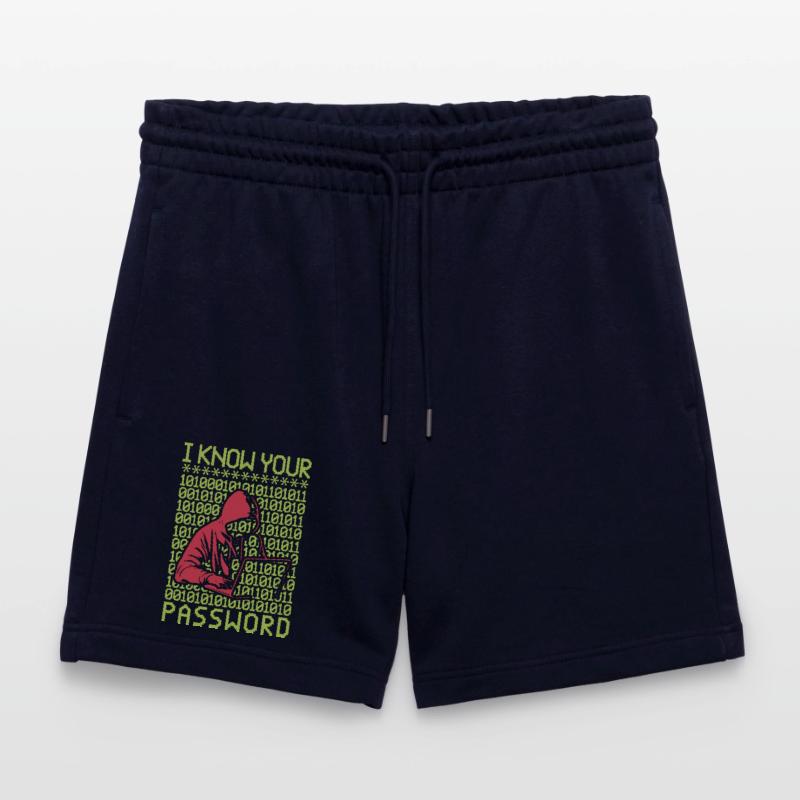 Hacker hackt Programmierer Linux Passwort Hacker Stanley/Stella Unisex Bio Joggingshorts Trainer 