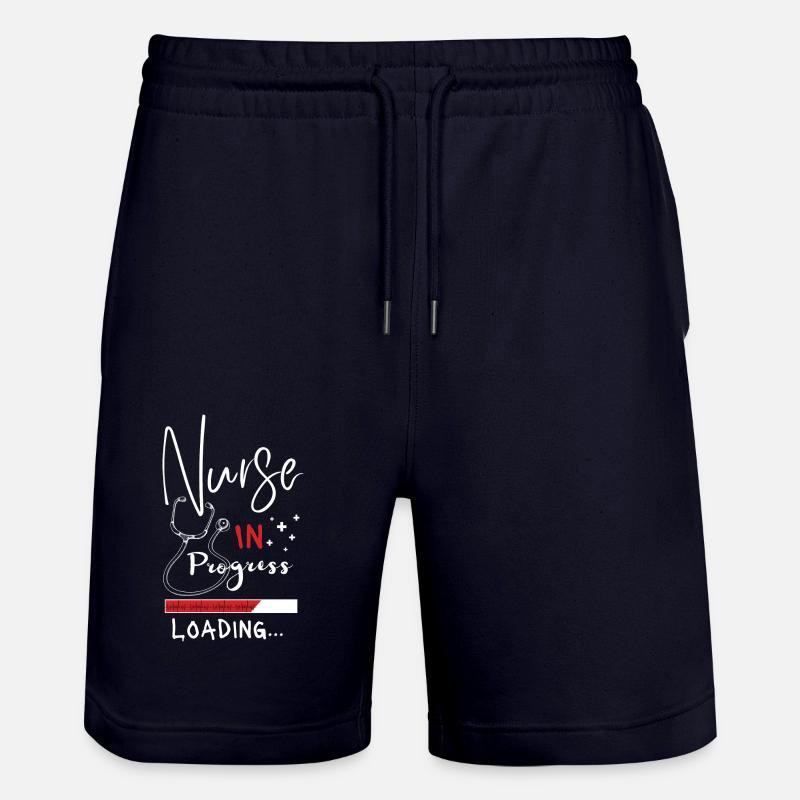 Nurse In Progress wird geladen - Stanley/Stella Unisex Bio Joggingshorts Trainer  - Dark navy