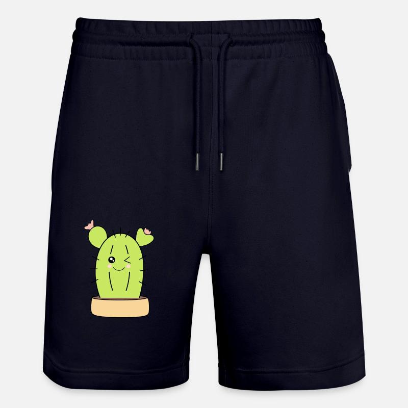 Kawaii Cactus - Short de jogging bio TRAINER Stanley/Stella unisexe - marine foncé