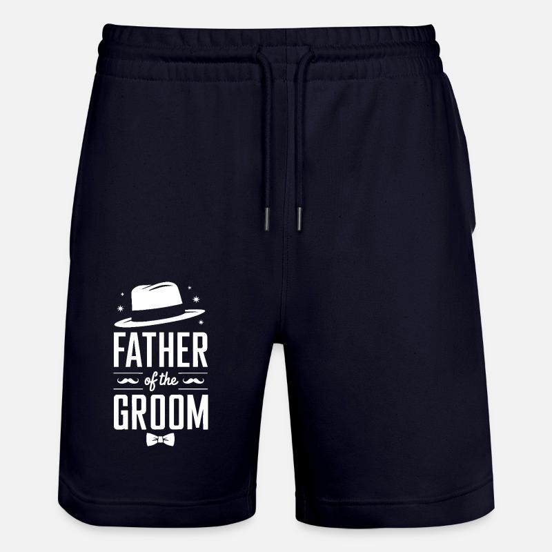 Marié Mariage Mariage - Short de jogging bio TRAINER Stanley/Stella unisexe - marine foncé