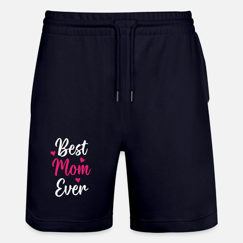 Beste Mutter aller Zeiten - Stanley/Stella Unisex Bio Joggingshorts Trainer  - Dark navy