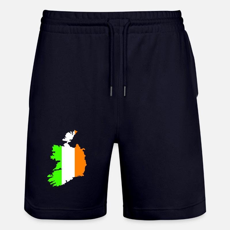 Pays d’Irlande - Short de jogging bio TRAINER Stanley/Stella unisexe - marine foncé