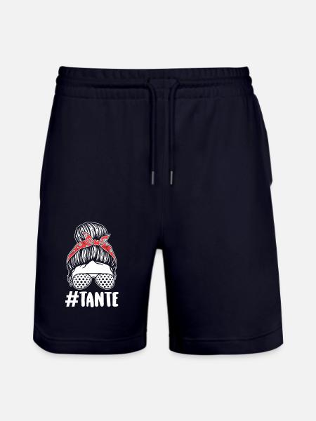 Golfer Aunt Golf - Stanley/Stella Trainer Unisex Organic Jogging Shorts - dark navy