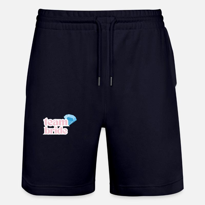 L’équipe Bride - Short de jogging bio TRAINER Stanley/Stella unisexe - marine foncé