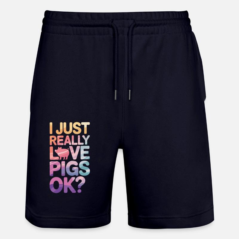 Animal cochon - Short de jogging bio TRAINER Stanley/Stella unisexe - marine foncé