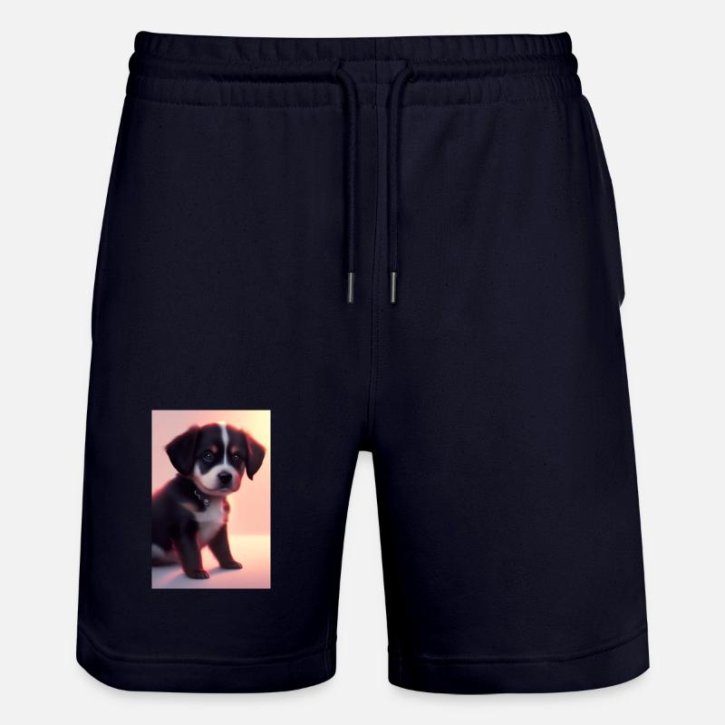 Bébé chien - Short de jogging bio TRAINER Stanley/Stella unisexe - marine foncé