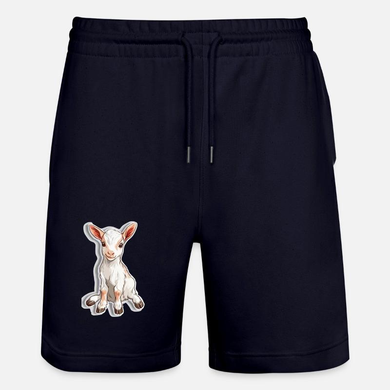 Chèvre - Short de jogging bio TRAINER Stanley/Stella unisexe - marine foncé