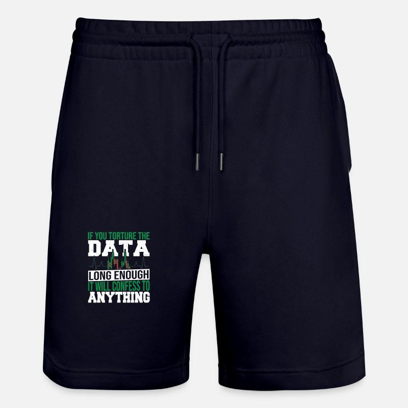 Datenanalyse Datenintegration Datenwissenschaft - Stanley/Stella Unisex Bio Joggingshorts Trainer  - Dark navy