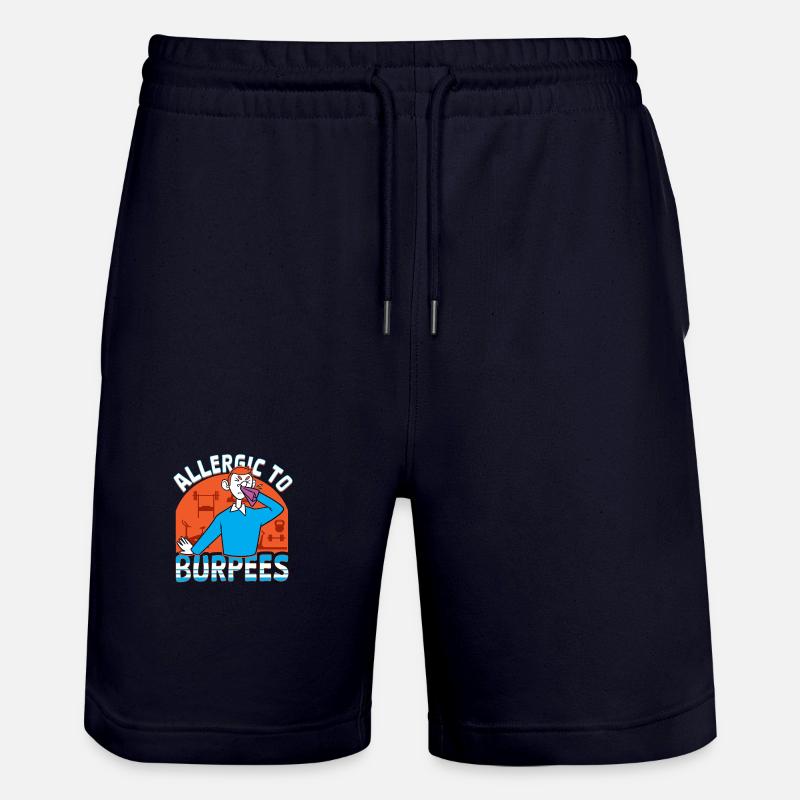 Burpees Training, Squat, Kardiotraining - Stanley/Stella Unisex Bio Joggingshorts Trainer  - Dark navy