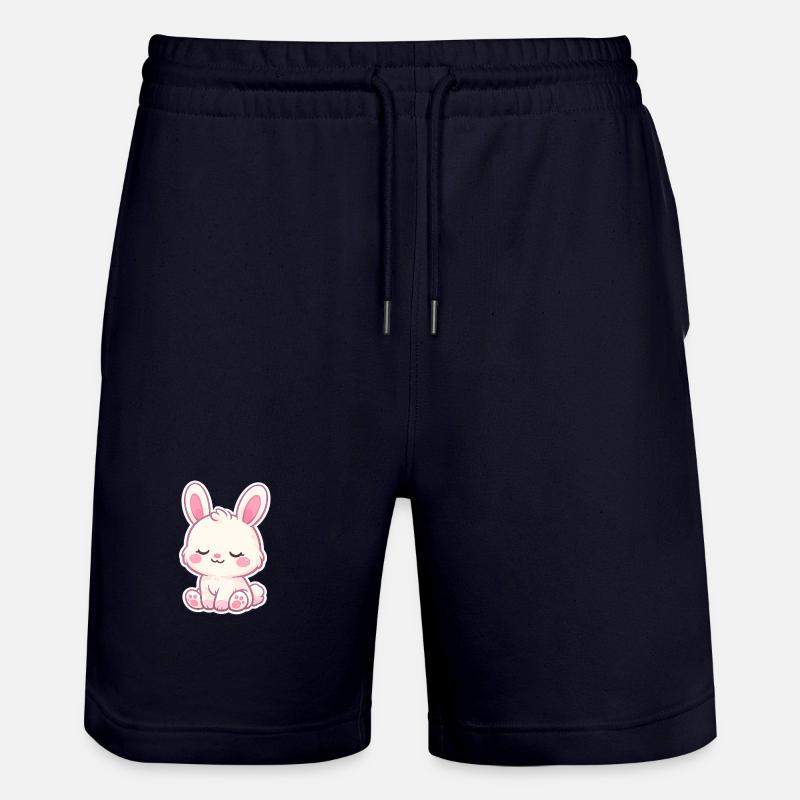 Kawaii bébé Bunny style Kawaii - Short de jogging bio TRAINER Stanley/Stella unisexe - marine foncé