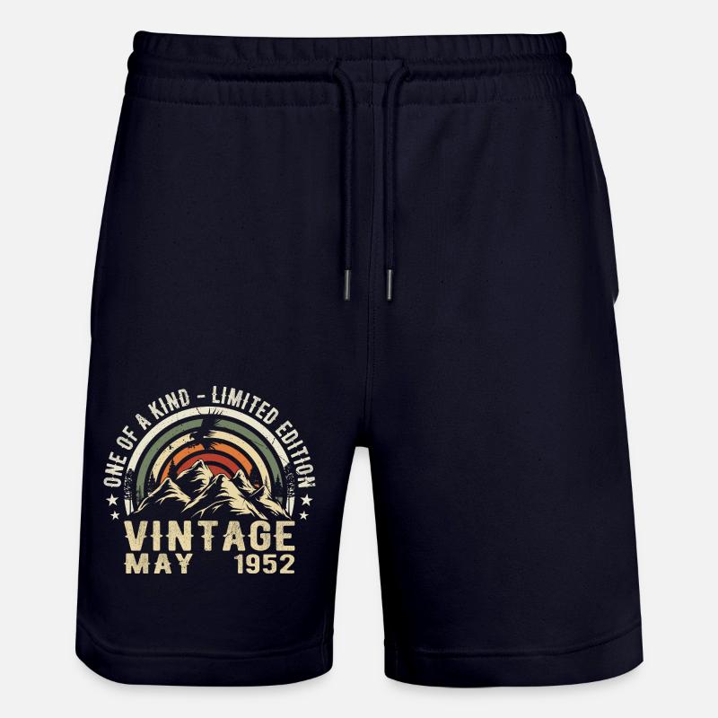 mai 1952 - may 1952 - Short de jogging bio TRAINER Stanley/Stella unisexe - marine foncé