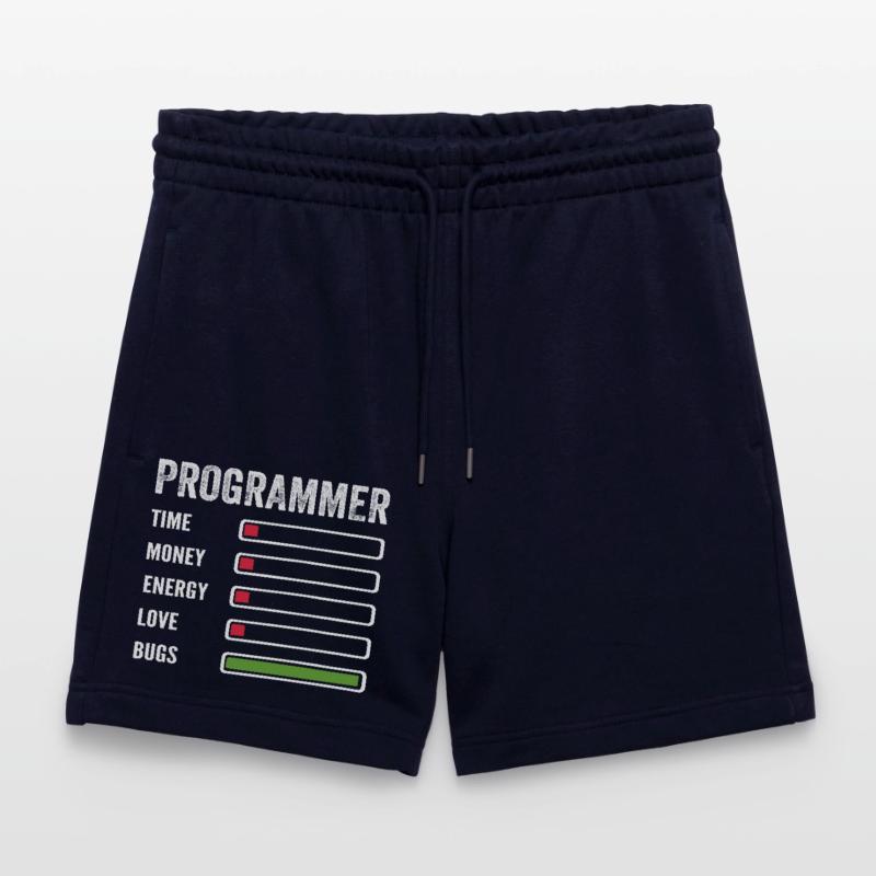 Developer Humor Programmer Coder Stanley/Stella Trainer Unisex Organic Jogging Shorts