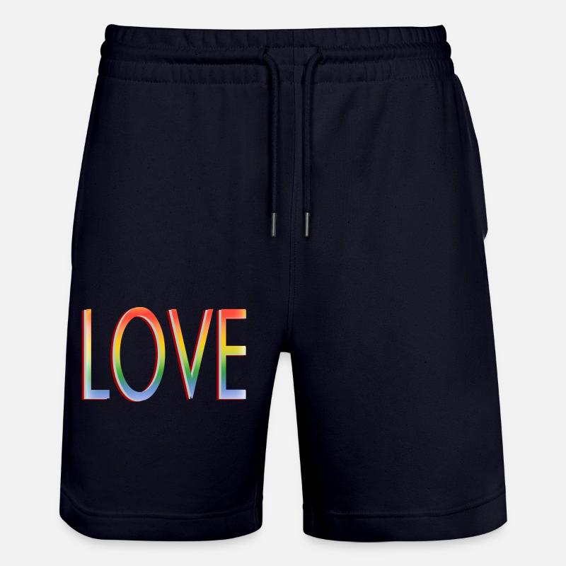 L’AMOUR DES COULEURS - Short de jogging bio TRAINER Stanley/Stella unisexe - marine foncé