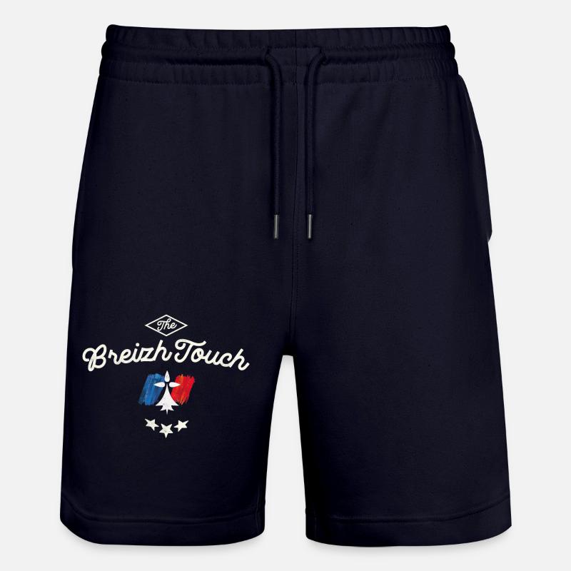 Breizh touch - Short de jogging bio TRAINER Stanley/Stella unisexe - marine foncé