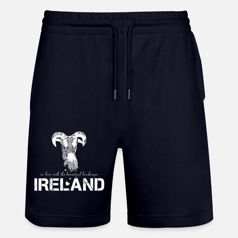 Irlande Irlande - Short de jogging bio TRAINER Stanley/Stella unisexe - marine foncé