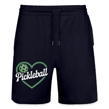 Pickleball - Stanley/Stella Unisex Bio Joggingshorts Trainer  - Dark navy - Vorne - Nik (191cm) & Marisol (170cm)