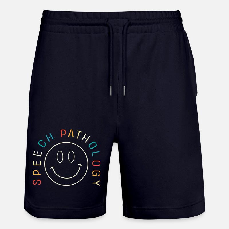 SLP Logopäde Sprachpathologe - Stanley/Stella Unisex Bio Joggingshorts Trainer  - Dark navy