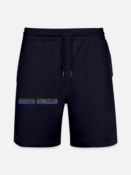 Maria Angeles RS Rainbow - Stanley/Stella Trainer Unisex Organic Jogging Shorts - dark navy