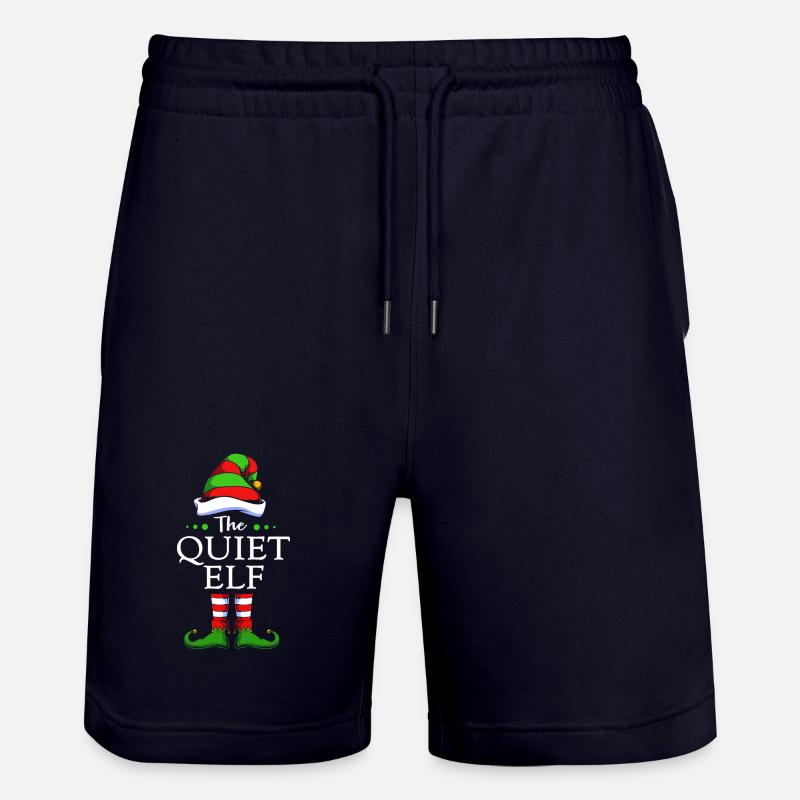 Elfe Elf Weihnachtsgeschenk - Stanley/Stella Unisex Bio Joggingshorts Trainer  - Dark navy