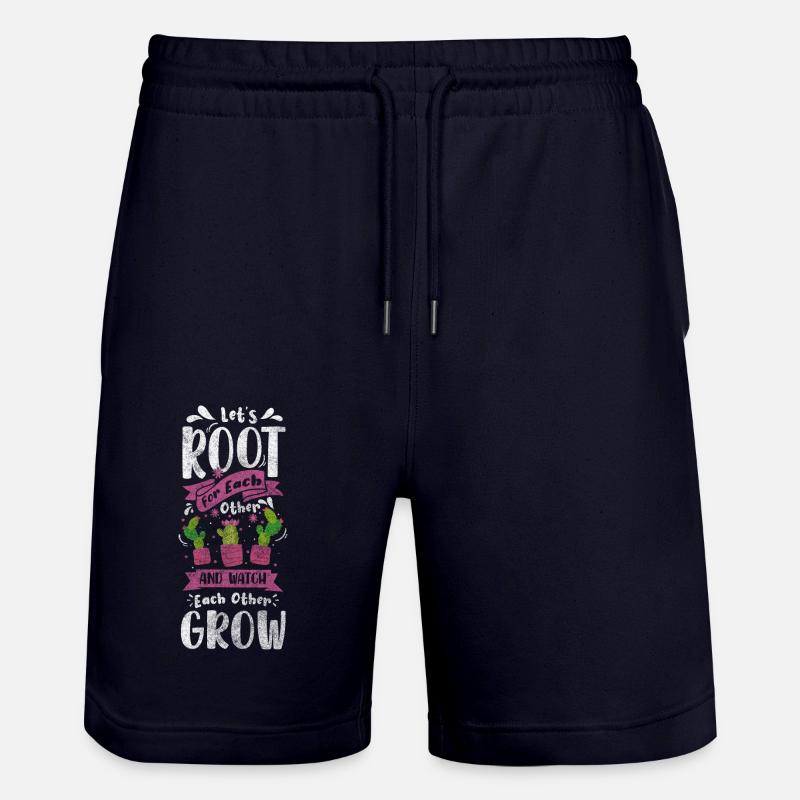 Épines de cactus d’été - Short de jogging bio TRAINER Stanley/Stella unisexe - marine foncé