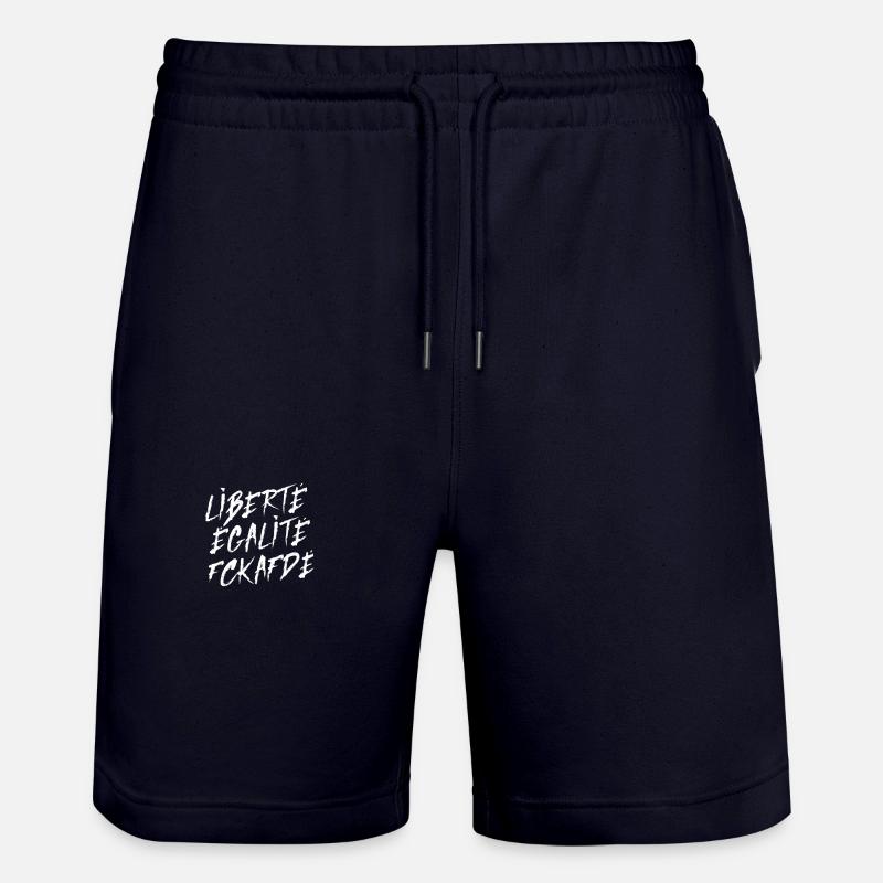 fckafdé - Short de jogging bio TRAINER Stanley/Stella unisexe - marine foncé