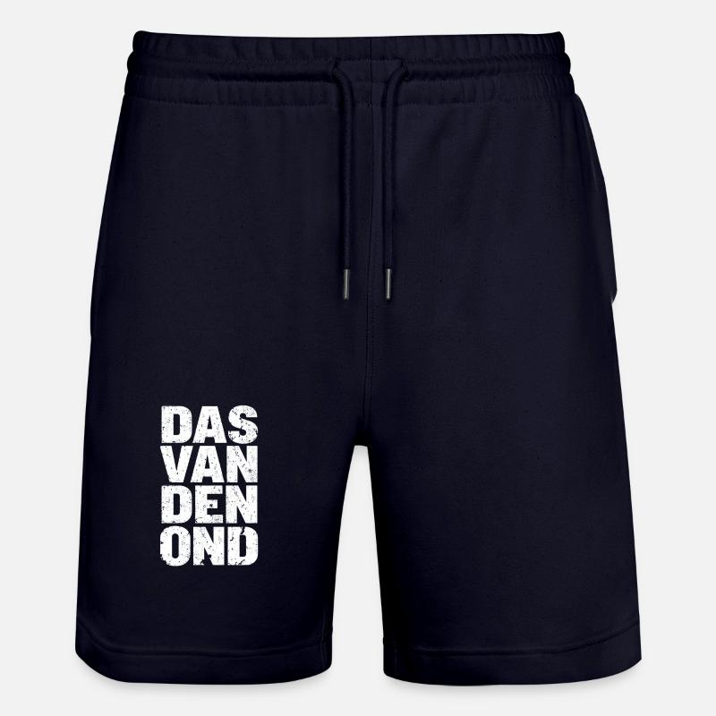 Das van den ond. Proverbes anversois - Short de jogging bio TRAINER Stanley/Stella unisexe - marine foncé