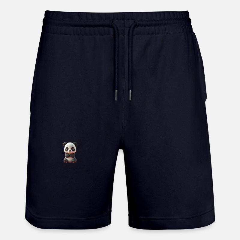 Panda le plus mignon - Short de jogging bio TRAINER Stanley/Stella unisexe - marine foncé