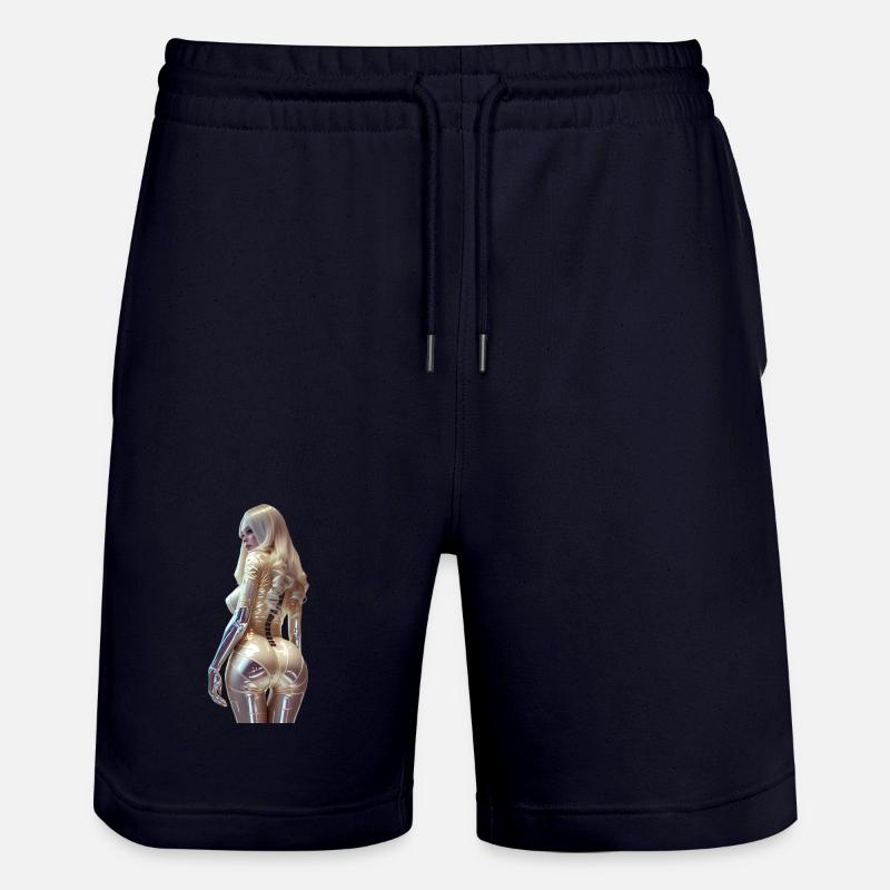 Cogito 01 (without text) - Stanley/Stella Trainer Unisex Organic Jogging Shorts - dark navy