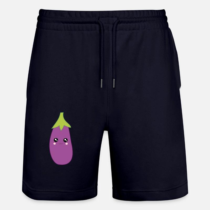 Aubergine Légume Costume Carnaval Carnaval - Short de jogging bio TRAINER Stanley/Stella unisexe - marine foncé