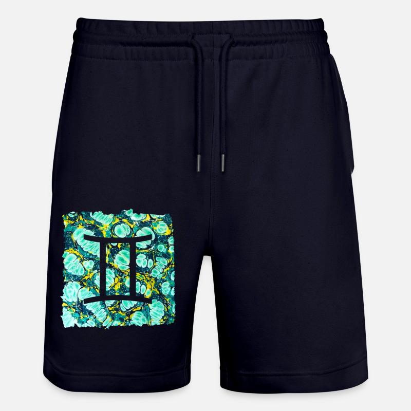 Gemini E 241 - Stanley/Stella Trainer Unisex Organic Jogging Shorts - dark navy