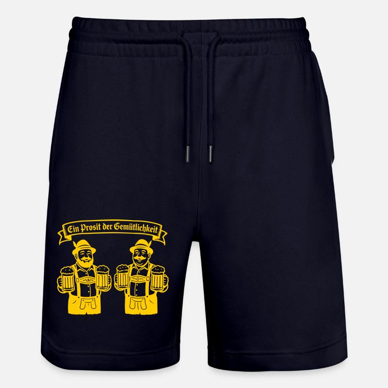 Bier männer - Ein Prosit der Gemütlichkeit - Short de jogging bio TRAINER Stanley/Stella unisexe - marine foncé